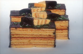 Baumkuchenschnitte