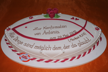 Torte zur Konfirmation