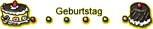 Geburtstag